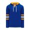 A1845 Apparel Sweatshirt - Royal/White/Gold - Front