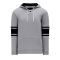 A1845 Apparel Sweatshirt - Heather Grey/Black - Front