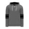 A1845 Apparel Sweatshirt - Heather Charcoal/Black - Front