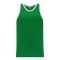 B1325 League Basketball Jersey - Kelly/White - Front