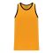 B1325 League Basketball Jersey - Gold/Black - Front