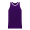 B1325 League Basketball Jersey - Purple/White - Front