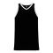 B1325 League Basketball Jersey - Black/White - Front