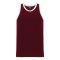 B1325 League Basketball Jersey - Maroon/White - Front