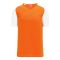 Athletic Knit A1375-238 Apparel Short Sleeve Shirt - Orange/White - Primary
