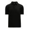 Athletic Knit A1810-001 Apparel Polo Shirt - Black - Primary