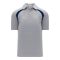 Athletic Knit A1820-921 Apparel Polo Shirt - Heather Grey/Navy - Primary