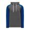 Athletic Knit A1840-932 Apparel Sweatshirt - Heather Charcoal/Royal - Primary