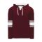 Athletic Knit A1845-233 Apparel Sweatshirt - Maroon/White - Primary