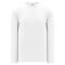 Athletic Knit A1900-000 Apparel Long Sleeve Shirt - White - Primary