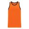 Athletic Knit B1325-263 League Basketball Jersey - Orange/Black - Primary