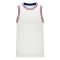 B1710 Pro Basketball Jersey - White/Royal/Red - Front