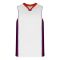 B1715 Pro Basketball Jersey - White/Royal/Red - Front