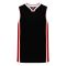 B1715 Pro Basketball Jersey - Black/Red/White - Front