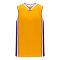 B1715 Pro Basketball Jersey - Gold/Purple/White - Front
