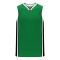 B1715 Pro Basketball Jersey - Kelly/White/Black - Front