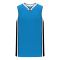 B1715 Pro Basketball Jersey - Pro Blue/Black/White - Front