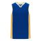 B1715 Pro Basketball Jersey - Royal/White/Gold - Front