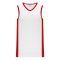B2115 Pro Basketball Jersey - White/Red - Front