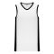 B2115 Pro Basketball Jersey - White/Black - Front