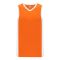 B2115 Pro Basketball Jersey - Orange/White - Front
