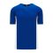 BA1343 One Button Baseball Jersey - Royal/White - Front