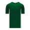 BA1343 One Button Baseball Jersey - Dark Green/White - Front