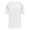 BA1344 Two Button Baseball Jersey - White/Black - Front