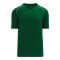 BA1344 Two Button Baseball Jersey - Dark Green/White - Front