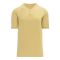 BA1344 Two Button Baseball Jersey - Vegas Gold/White - Front