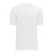 BA1347 Two Button Baseball Jersey - White - Front