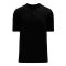 BA1347 Two Button Baseball Jersey - Black - Front