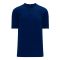 BA1347 Two Button Baseball Jersey - Navy - Front