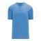BA1347 Two Button Baseball Jersey - Sky Blue - Front