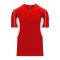 BA1745 One Button Baseball Jersey - Red/White - Front