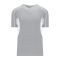 BA1745 One Button Baseball Jersey - Grey/White - Front