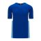 BA1763 One Button Baseball Jersey - Royal/Sky/White - Front