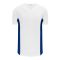 BA1890 Full Button Baseball Jersey - White/Royal - Front