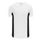 BA1890 Full Button Baseball Jersey - White/Black - Front