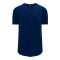 BA5200 Full Button Baseball Jersey - Navy - Front