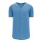 BA5200 Full Button Baseball Jersey - Sky Blue - Front