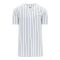 BA524 Full Button Baseball Jersey - White/Royal - Front