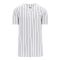 BA524 Full Button Baseball Jersey - White/Navy - Front