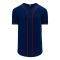 BA5500 Full Button Baseball Jersey - Minnesota Navy/Red - Front