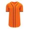 BA5500 Full Button Baseball Jersey - San Fransisco Orange/Black - Front