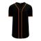 BA5500 Full Button Baseball Jersey - San Fransisco Black/Orange - Front