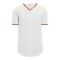 BA5500 Full Button Baseball Jersey - San Fransisco White/Orange/Black - Front
