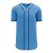 BA5500 Full Button Baseball Jersey - Tampa Bay Sky/Navy - Front