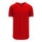 BA5500 Full Button Baseball Jersey - Toronto Red/White - Front