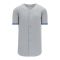 BA5500 Full Button Baseball Jersey - Toronto Grey/Royal/White - Front